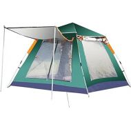 Comeon Waterproof Family Tent for Camping for 3 to 8 Person,Easy Setup Removable and Portable,Outdoors,Travel with Ventilated Windows (Green,215215140cm)