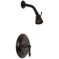 Elements of Design EB3635ALSO St. Louis Single Handle Shower Faucet, 7-1/2 Diameter Escutcheon, Oil Rubbed Bronze