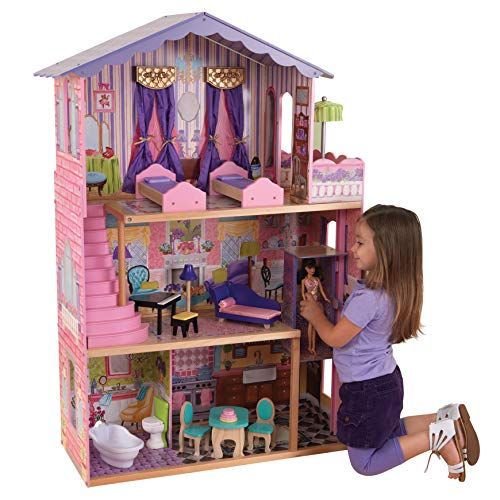 키드크래프트 KidKraft My Dream Mansion with 12-Piece Accessory Set, Gift for Ages 3+
