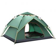 Outing Udstyr,Double Layer Three Use Camping Automatic Hydraulic Thicken Rainstorm Tents Outdoor Family Anti Uv Dome Tent,Blue, Kejing Miao, Green