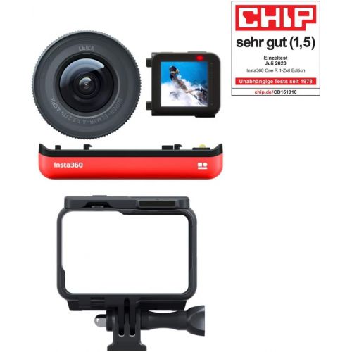  [아마존베스트]Insta360 ONE R Sport Video Adaptive Action Camera, IPX8 Waterproof, Voice Control