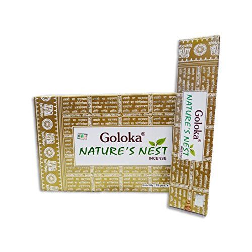  인센스스틱 Goloka Natures Nest Incense Sticks-15grams(12packs)
