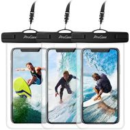 [아마존베스트]Procase Universal Waterproof Pouch Cellphone Dry Bag Underwater Case for iPhone 12 Pro Max/11 Pro Max/Xs Max/XR/8/SE 2020, Galaxy S20 Ultra/S20+/Note10+ S9 S8+, up to 6.9 - 3 Pack,