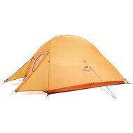 Naturehike Cloud-Up 2 Person Lightweight Backpacking Tent with Footprint - Free Standing Dome Camping Hiking Waterproof Backpack Tents