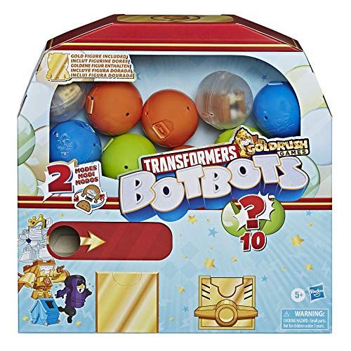 트랜스포머 Transformers Toys BotBots Series 4 Surprise Unboxing: Gumball Machine - 5 Figures, 4 Stickers, 1 Rare Gold Figure - for Kids Ages 5 and Up by Hasbro