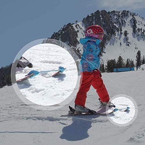  Launch Pad Wedgease Ski Tip Connector - Learn to Ski - Teaches Speed Control, Making a Wedge, Basic Turning - Portable and Durable - Perfect for Beginners