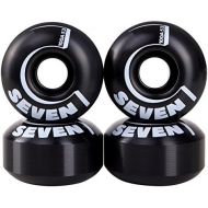 Cal 7 Catch-22 Skateboard Wheels, 52mm & 100A, Black & White Design, Great for Trick, Street & More