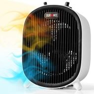 Duronic FH2KW1 Electric Fan Heater, 2 Heat Functions, 1200W/2000W, Portable Heater for Table or Floor, Additional Heating with Fan Function, Overheating Protection