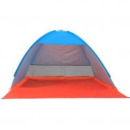 IDWO-Tent IDWO Camping Tent Waterproof Beach Tent Outdoor 1-2 Person Ultralight Instant Pop Up Tent, Blue