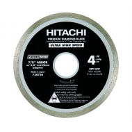 Hitachi 728726 4-Inch Wet and Dry Cut Continuous Rim Diamond Saw Blade for Tile and Stone
