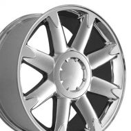 OE Wheels LLC OE Wheels 20 Inch Fits Chevy Silverado Tahoe GMC Sierra Yukon Cadillac Escalade CV85 Chrome 20x8.5 Rim Hollander 5304