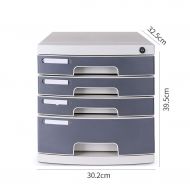 ZCCWJG File cabinets Plastic Chest of Drawers Desktop Locker Storage Box Filing Cabinet (Size : A)