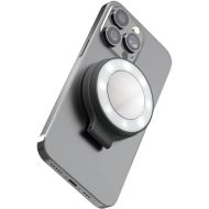ShiftCam SnapLight - LED Selfie Ring Light with Four Brightness Settings and Built in Battery - Magnetic Mount Snaps on to Any Phone - Flippable Design | Midnight