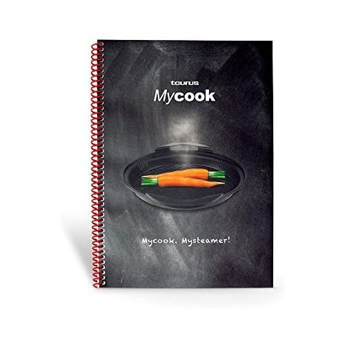  Taurus Mycook Steamer Set 2Tier Steamer, Cookbook (Capacity: 4,5L Regular), Black