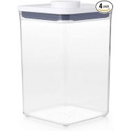 OXO Good Grips POP Container 4.4-Quart Square Airtight Food Storage for for Flour and More (Set of 4)