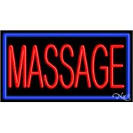 Light Master 20x37x3 inches Massage NEON Advertising Window Sign