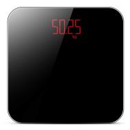 ZXMDMZ-Scales Rechargeable Electronic Home Precision Weight Scale, Adult Small Body Scale - 11x11x0.9inch ZXMDMZ (Color : Black)