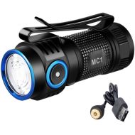 X. Magnetic Dive Flashlight 1000 Lumens Super Bright Pocket LED Rechargeable EDC Keychain Flashlight 4 Modes IPX8 Waterproof Level for Diving