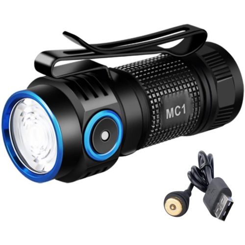  X. Magnetic Dive Flashlight 1000 Lumens Super Bright Pocket LED Rechargeable EDC Keychain Flashlight 4 Modes IPX8 Waterproof Level for Diving