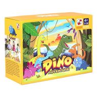 Sunlite KiddyKiddoUSA Dino Adventure Table top Board Game Trains Social Skills, Concentration and Focus
