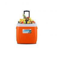 GNSDA Wheeled Cooler, Travel Cooler with Wheels, Cooler Keeps Ice Up to 36Hours, Heavy-Duty 52-Quart Cooler with Wheels, for Camping, BBQs, Tailgating, Outdoor Activities