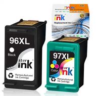 St@r ink Remanufactured ink Cartridge Replacement for HP 96 97 for Deskjet 6940 5940 6540 9800 6988 6840 Officejet 7410 7310 7210 Photosmart 2610 2710 8450 8050 8150 8750 8049 Prin