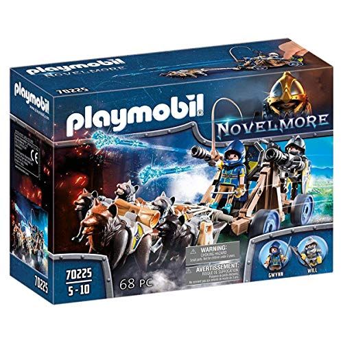 플레이모빌 Playmobil Novelmore Wolf Team with Canon Playset (70225)