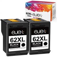 ejet Remanufactured 62XL Ink Cartridge Replacement for HP Ink Cartridge 62 62XL High Yield to use with Envy 5540 5640 5660 7644 7645 OfficeJet 5740 8040 OfficeJet 200 250 Series Pr