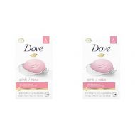 Dove Beauty Bar Gentle Skin Cleanser Pink 6 Bars Moisturizing for Gentle Soft Skin Care More Moisturizing Than Bar Soap 3.75 oz (Pack of 2)