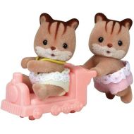 Sylvanian Families - The Village - Red Squirrel Twins - 5421 - Twins and Babies - Mini Dolls