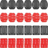 Adhesive Mount Compatible with Gopro,ChromLives 3M Helmet Sticky Mounts,Curved and Flat Adhesive Stickers Mount, 24pcs Helmet Mount Adhesive Pad Set Compatible with Gopro Hero 8 7