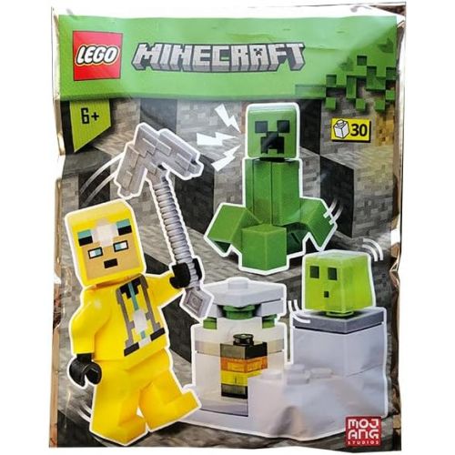  LEGO Minecraft: Cave Explorer, Creeper and Slime Combo Pack - 6+