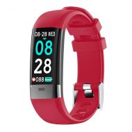 SLONG Fitness Tracker, Activity Tracker Watch with Heart Rate Monitor, Waterproof Smart Fitness Band with Pedometer, Calorie Counter, for Kids Women and Men,Red