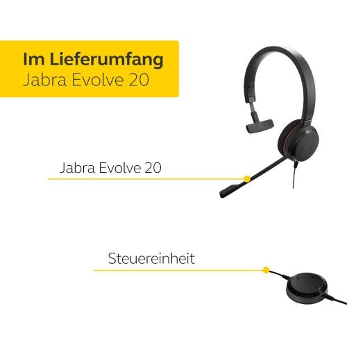 자브라 [아마존베스트]Jabra Evolve 20 UC Headset