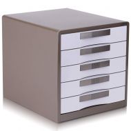 OR&DK Metal File Cabinet, Office Safe Document Storage Cabinet with Lock-Brown