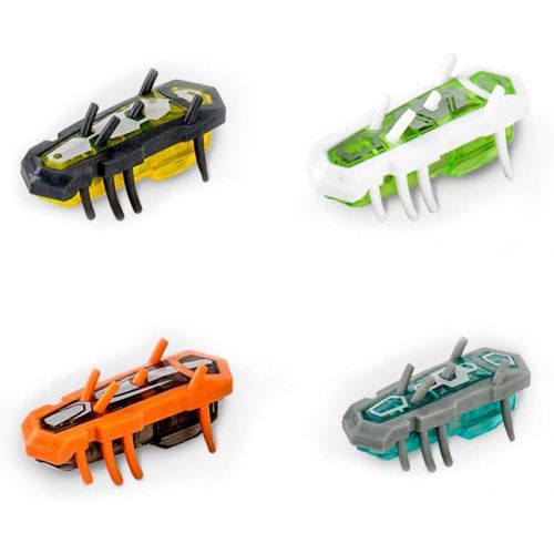  HEXBUG nano Nitro 5 Pack - Sensory Vibration Toys for Kids and Cats - Tiny HEX BUG Children’s Toy Technology with Batteries Included - Multicolor