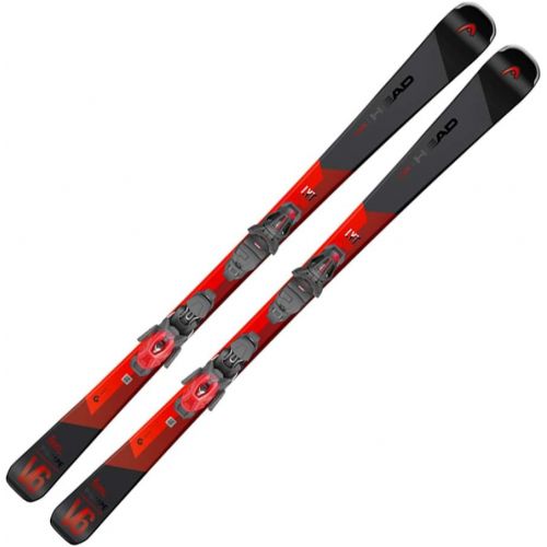 헤드 Head Unisex V-Shape V6 LYT Graphene Lightweight Skis with PR 11 GW Bindings