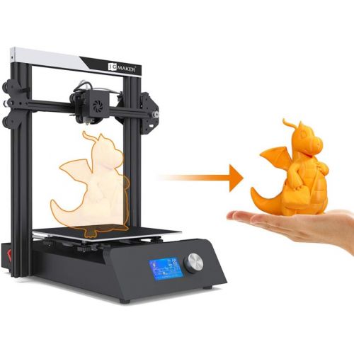 JGMAKER Magic Upgraded 3D Printer DIY Kits Fast Assemble Open Source with Metal Base Resume Printing Filament Sensor Function 220x220x250mm