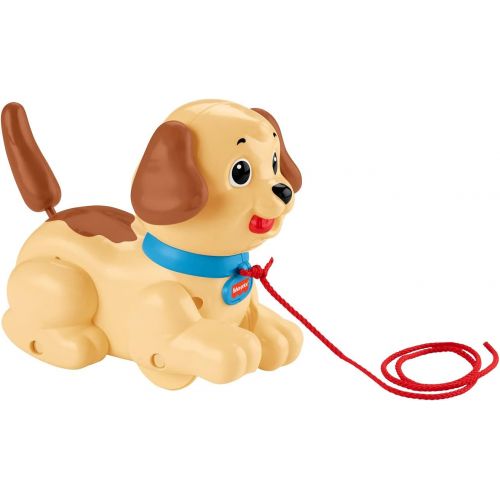 FIsher-Price Lil Snoopy, dog-themed pull toy for walking infants and toddlers