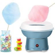 MARIDA Cotton Candy Machine, Gifts Choice for Kids, Blue Cotton Candy Maker With 1 Plastic Spoon & 10Pcs Sticks, Square-Shaped Candy Cotton Candy Maker For Birthady Thanksgiving Ch