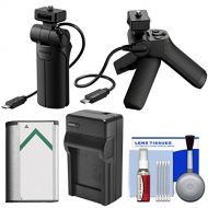 Sony VCT-SGR1 Shooting Grip & Mini Tripod with Battery & Charger + Cleaning Kit