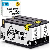 Smart Ink Compatible Ink Cartridge Replacement for HP 952 XL 952XL (2 Black, Pigment Ink Cartridges Combo Pack) to use with OfficeJet Pro 7720 7740 8200 8210 8216 8700 8710 8715 87