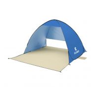 IN. iN. Camping Tent Professional Beach, Park, Outdoor Tent Camping Tent(White and Lake Blue)