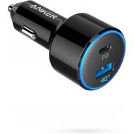 USB C Car Charger, Anker 49.5W PowerDrive Speed+ 2 Car Adapter with One 30W PD Port for MacBook Pro/Air 2018, iPad Pro, iPhone XS/Max/XR/X/8, S10/S9, and One 19.5W Fast Charge Port