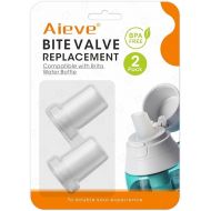 AIEVE Water Bottle Mouthpiece Replacement for Brita Water Bottle, 2 Pack Silicone Bite Valve Replacement Parts for Brita Water Filter