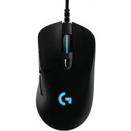 [아마존베스트]Logitech G403 Hero 25K Gaming Mouse, Lightsync RGB, Lightweight 87G+10G Optional, Braided Cable, 25, 600 DPI, Rubber Side Grips