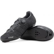 [아마존베스트]Tommaso Strada Elite Knit Quick Lace Style Road Bike Cycling Shoe, Dual Compatible with SPD, Delta, Black