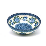 Polish Pottery Gallery Polish Pottery Bowl - Pasta - Blue Poppy