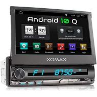 XOMAX XM VA774 Car Radio with Android 10, QuadCore, 2GB RAM, 32GB ROM, GPS Navigation I Support: WiFi WiFi, 3G 4G, DAB+, OBD2 I Bluetooth, 7 Inch Touch Screen, USB, SD, AUX, 1 DIN