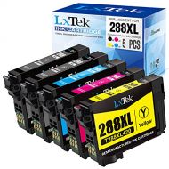LxTek Remanufactured Ink Cartridge Replacement for 288XL 288 XL to use with XP-440 XP-446 XP-330 XP-340 XP-430 Printer (High Yield, 2 Black, 1 Cyan, 1 Magenta, 1 Yellow, 5-Pack)